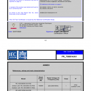 CB CERTIFICATION  R32_00