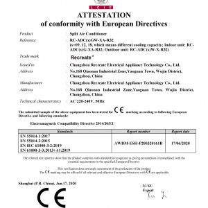 CE CERTIFICATION R32_00