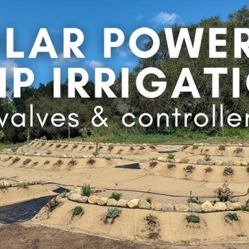 Fruit trees, crops how to use solar pump system dry land mountain irrigation