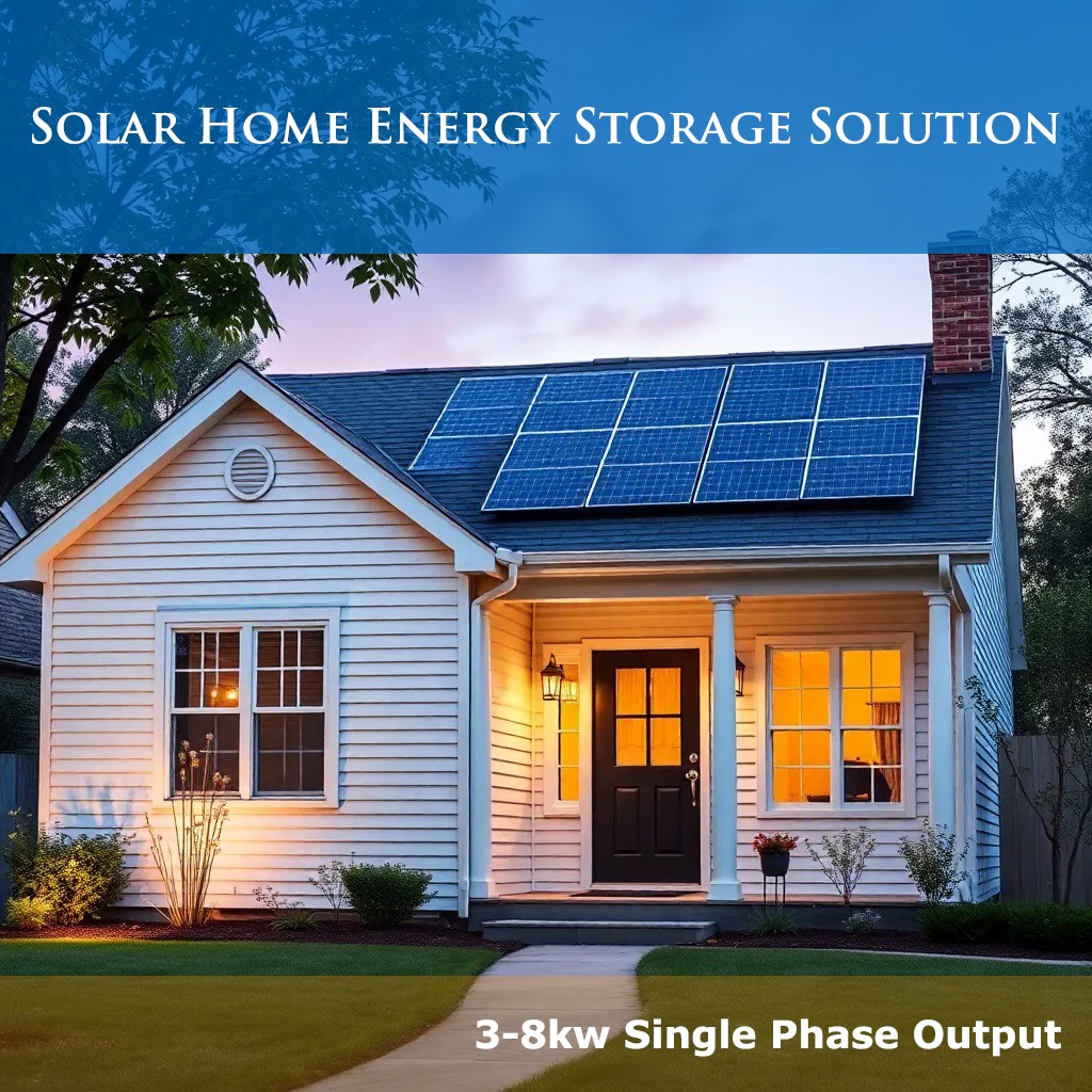 3-8kw Single Phase Solar Home Energy Storage Solution